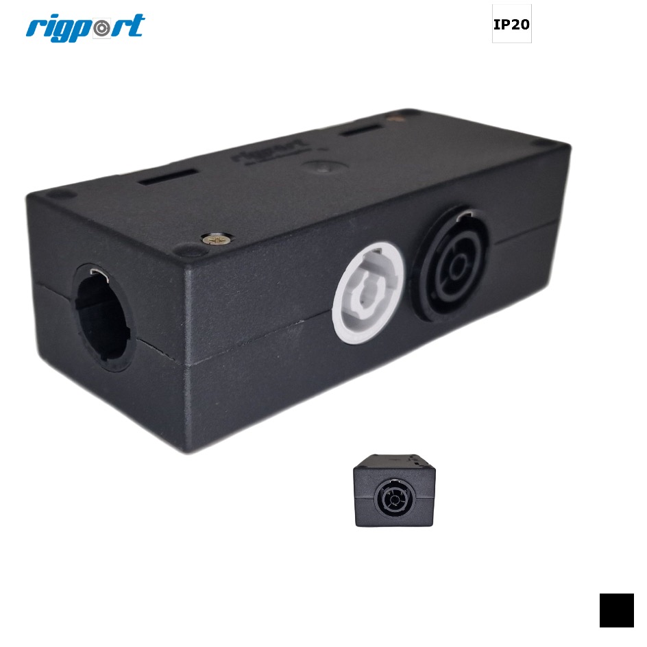 Rigport L1-T1 » 2xPC powerCON TRUE 1 » 2x powerCON grey, black