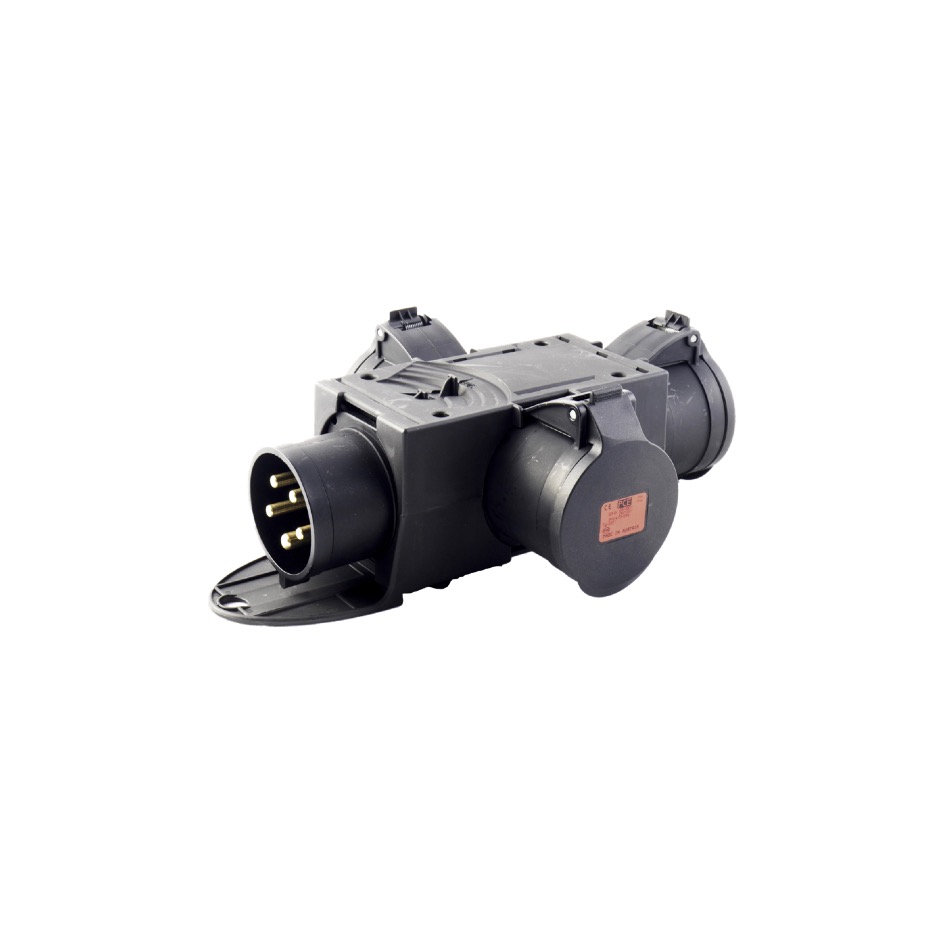 Rigport CEE32+ Distributeur triple, noir – Image 3