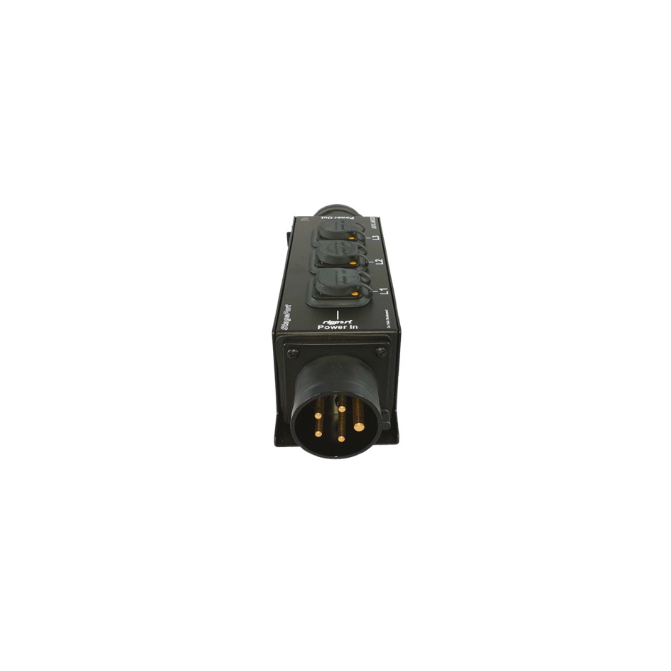 Rigport RPL16T1-MKII-WD CEE16-5 » 3 x powerCON TRUE1 WiFi Power Monitor, black - Image 3