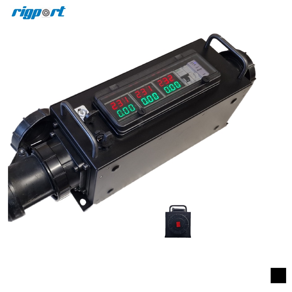Rigport RPL63-PM-WD CEE63-5 Power Monitor WiFi & BT, black