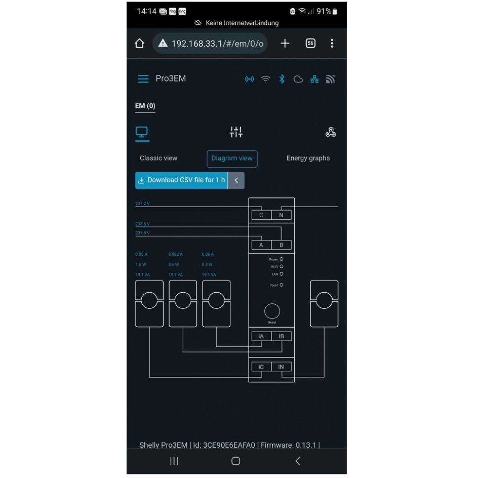 Rigport RPL63-PM-WD CEE63-5 Power Monitor WiFi & BT, noir – Image 9