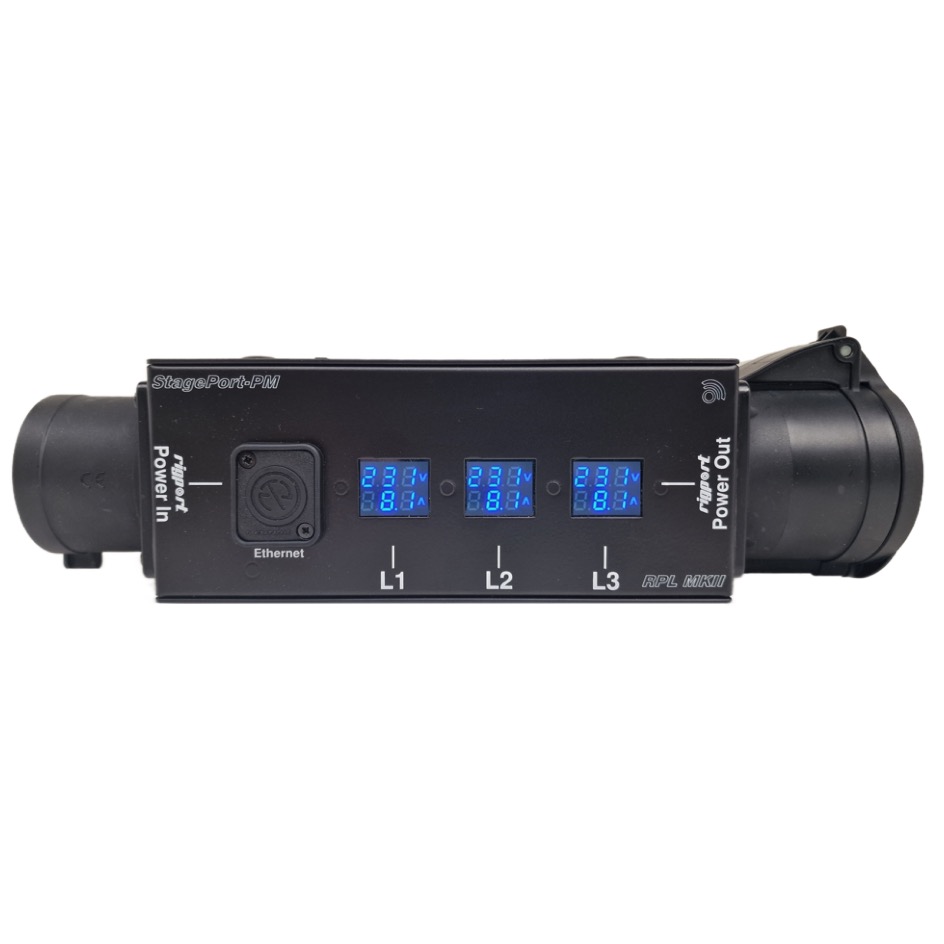 Rigport RPL16-PM CEE16-5 Power Monitor, black - Image 2