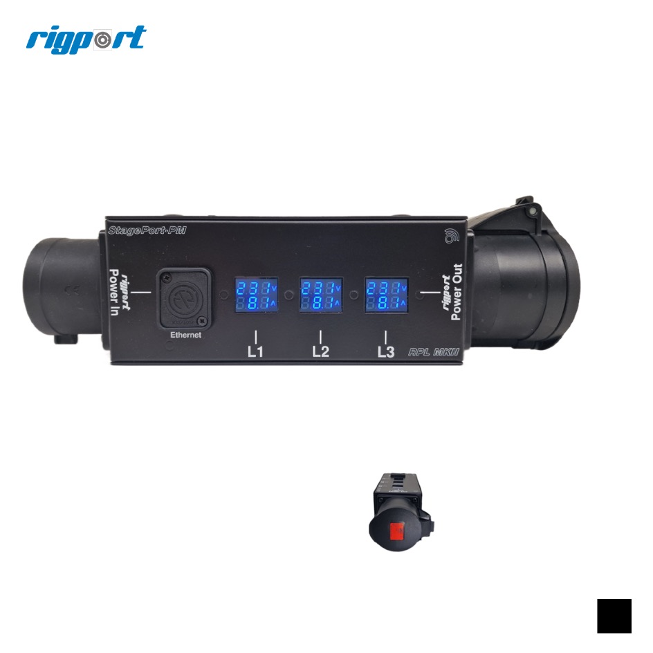 Rigport RPL32-PM CEE32-5 Power Monitor, noir