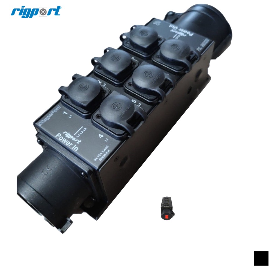 Rigport RPL16T1-6x-MKII CEE16-5 » 6 x powerCON TRUE1, black