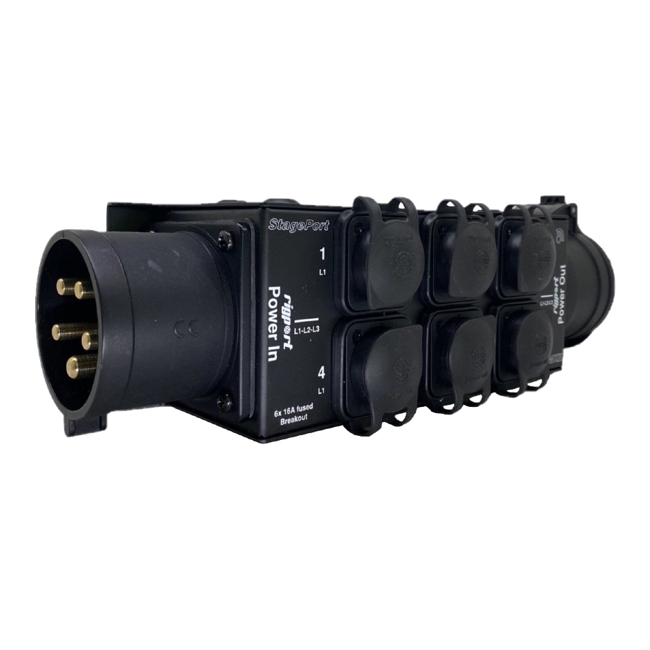Rigport RPL16T1-6x-MKII CEE16-5 » 6 x powerCON TRUE1, black - Image 6