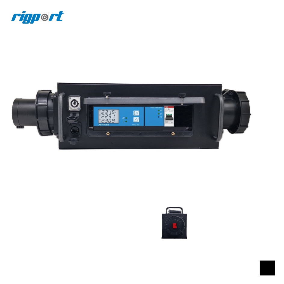 Rigport RPL63-PM-WD PRO CEE63-5 Moniteur d'énergie, noir