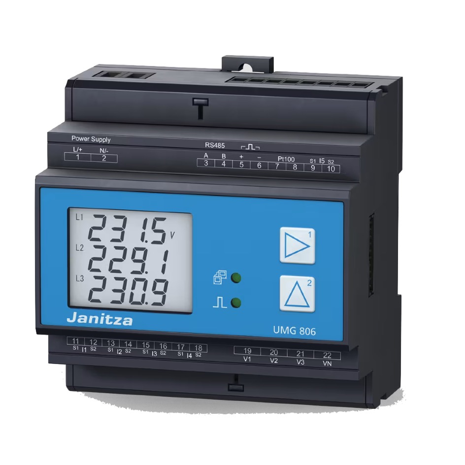 Rigport RPL125-PM-WD PRO CEE125-5 Moniteur d'énergie, noir – Image 4