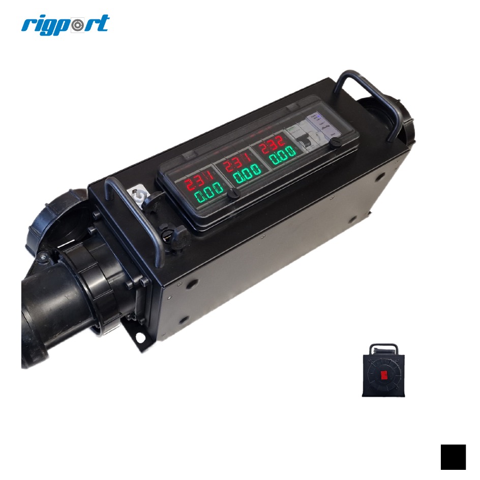 Rigport RPL125-PM CEE125-5 Power Monitor, schwarz