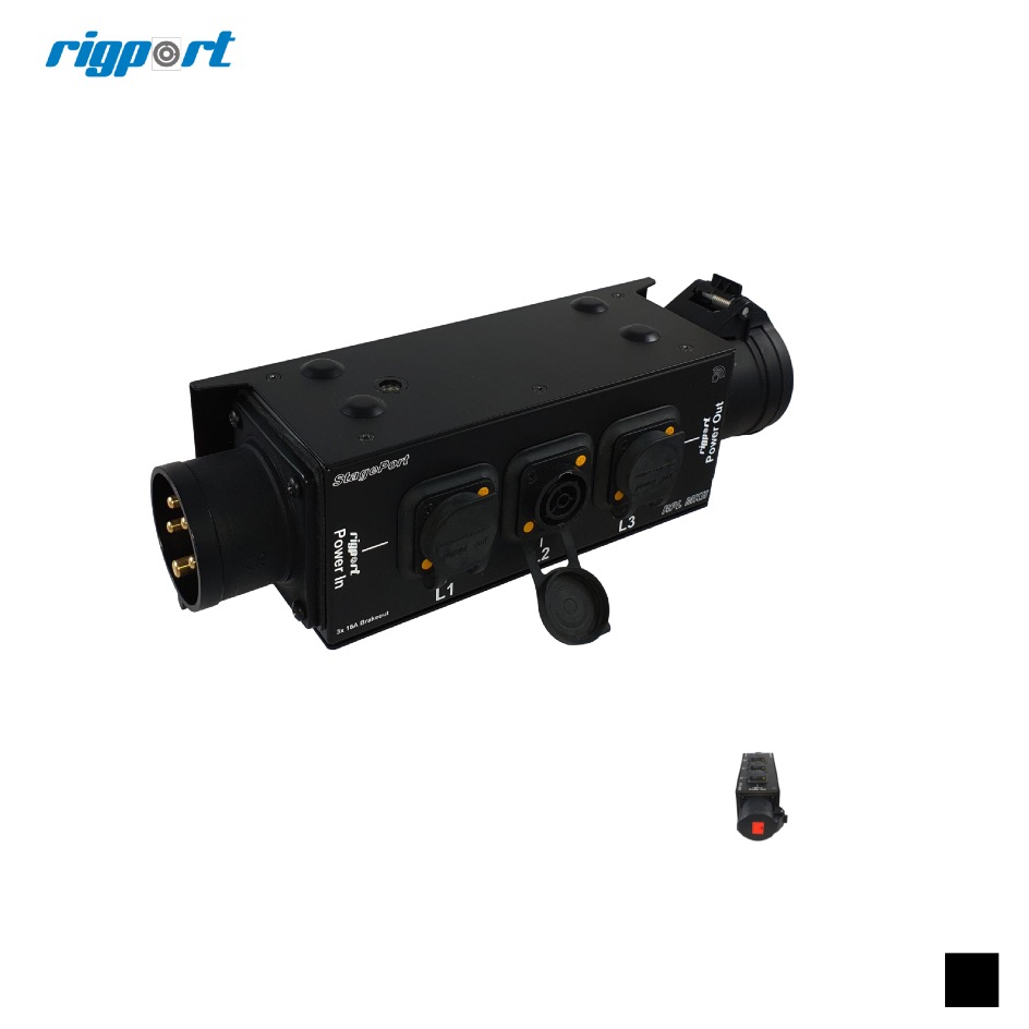 Rigport RPL16T1-MKII-WD CEE16-5 » 3 x powerCON TRUE1 WiFi Power Monitor, schwarz