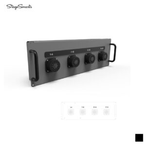 Stagesmarts C72TV Output module 4xSocapex Type, black