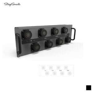 Stagesmarts C72TV Output module 8xSocapex Type, black
