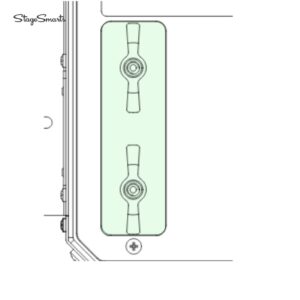 Stagesmarts Xr48 Compensation POT 2 x M8 Avec écrou à oreilles