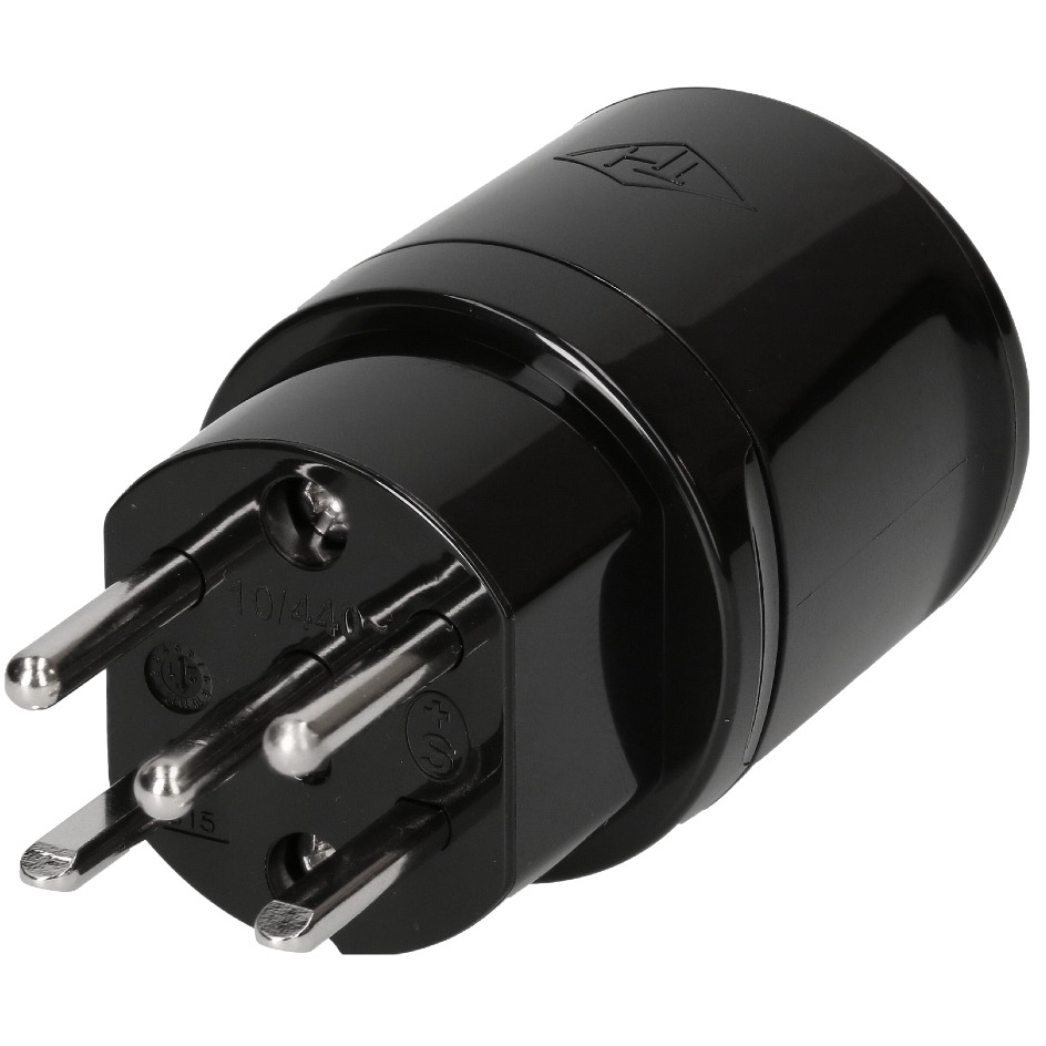 Max Hauri TH T15, 3LNPE Fiche de câble, Contact à vis, noir – Image 2