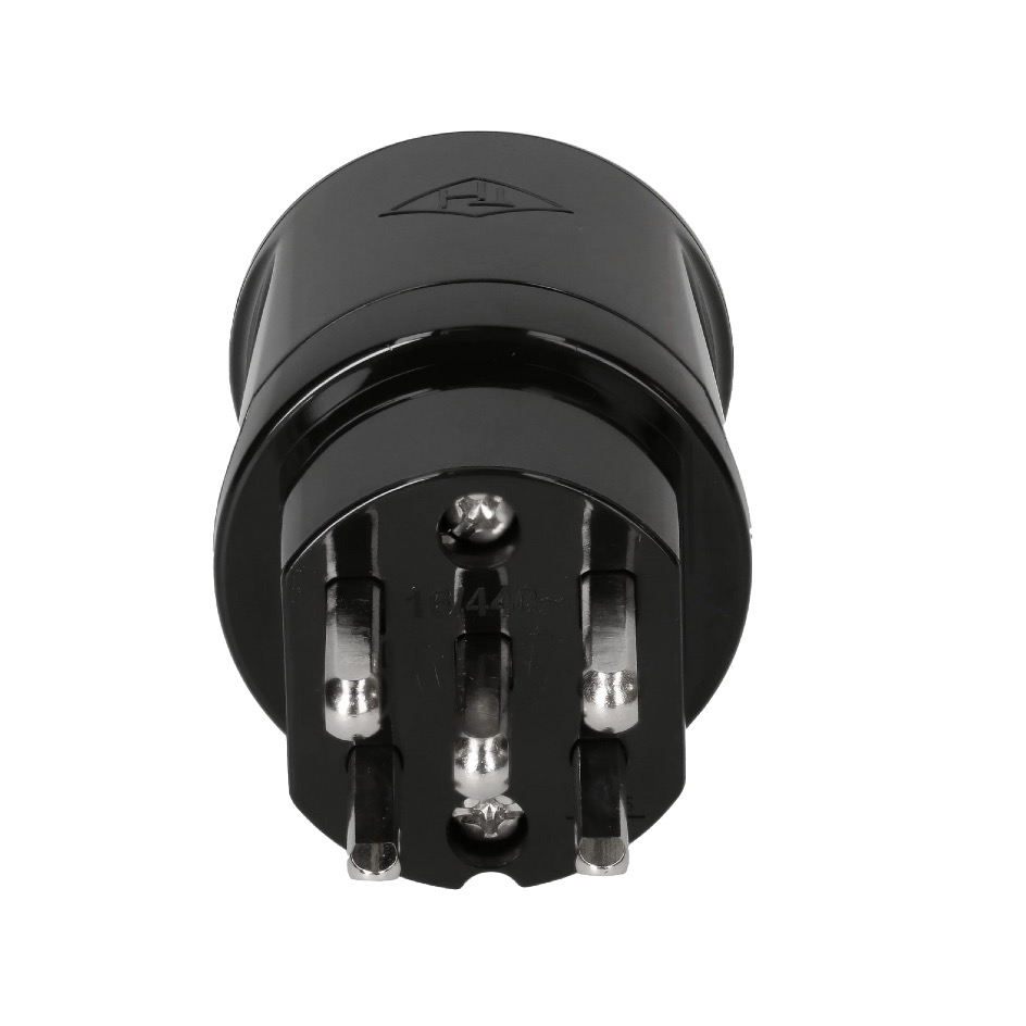 Max Hauri TH T25, 3LNPE Kabelstecker, Schraubkontakt, schwarz – Bild 3