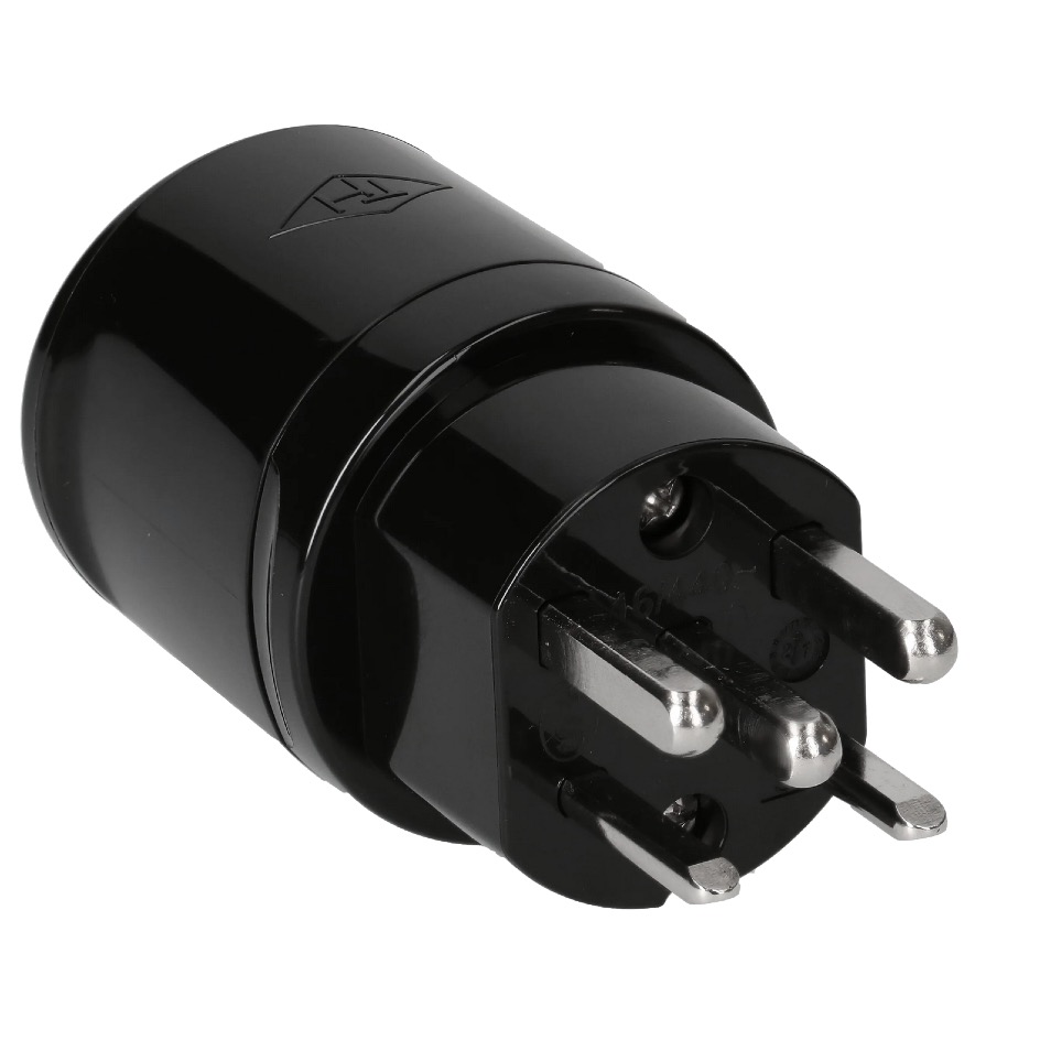 Max Hauri TH T25, 3LNPE Kabelstecker, Schraubkontakt, schwarz – Bild 5