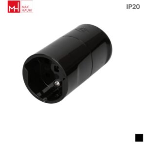 Max Hauri TH T25, 3LNPE Cable socket, Screw contact, black