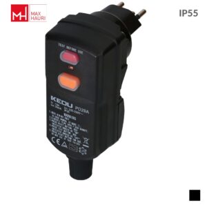 Max Hauri Fiche de sécurité RCD T13 30 mA, type A pour montage sur câble, Contact à vis, noir
Type précédent: 109645