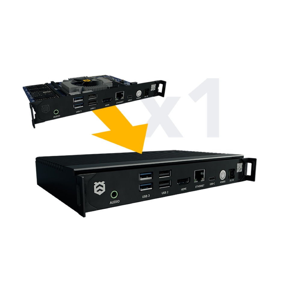 Hive Media Control Beebox OSMIA 1TB, schwarz – Bild 5