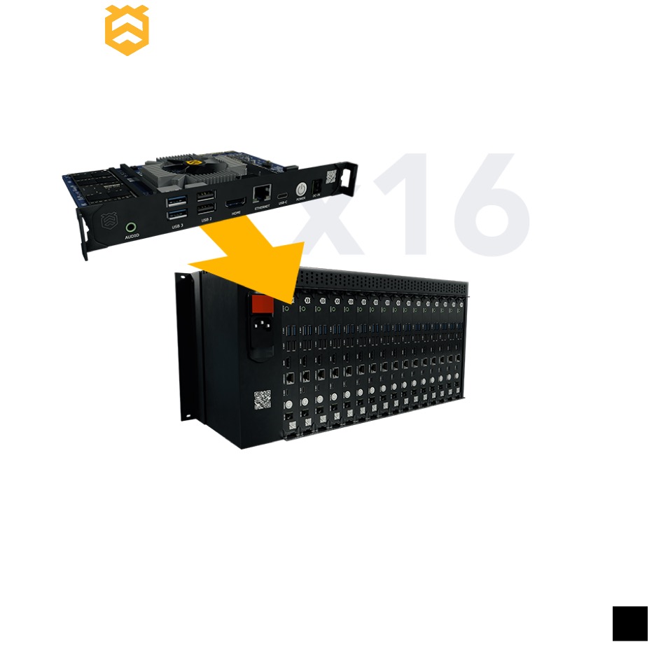Hive Media Control BEEHIVE Enclosure, black