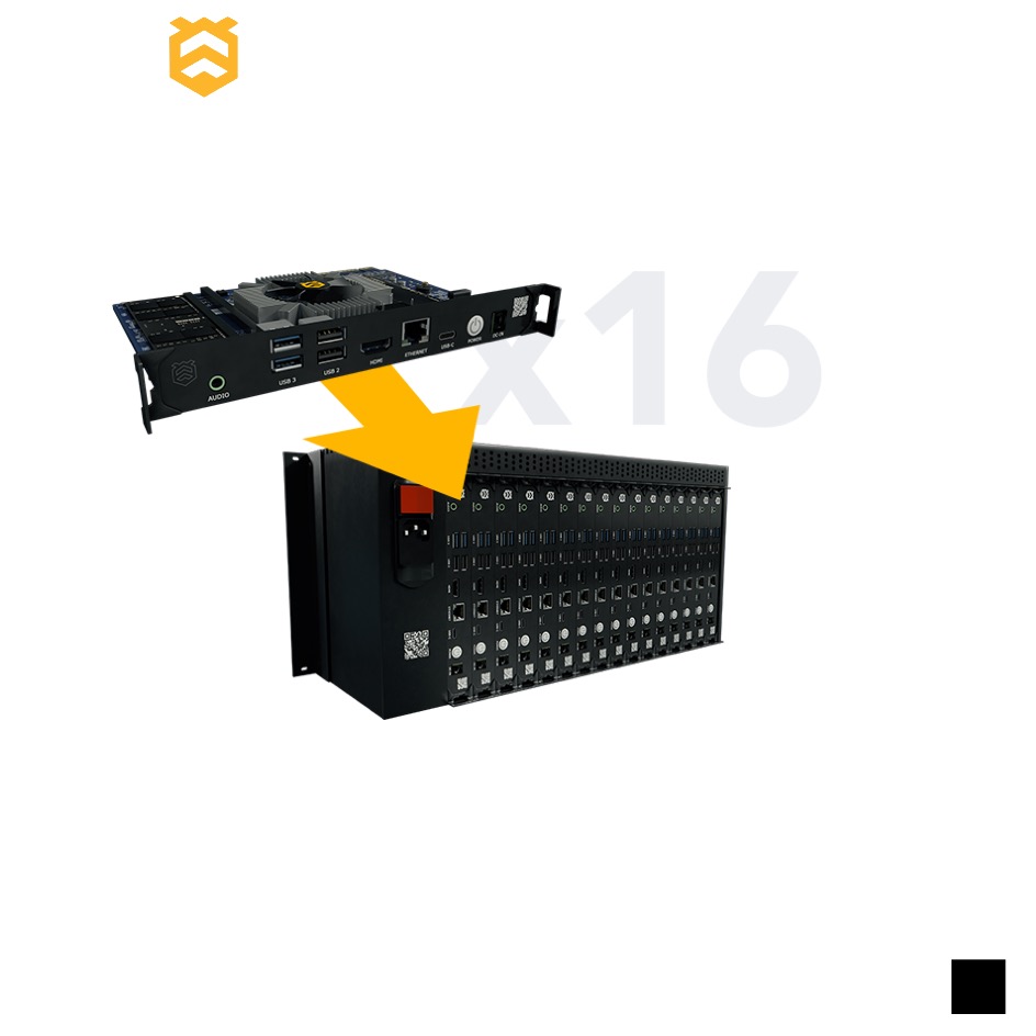 Hive Media Control BEEHIVE Gehäuse, schwarz