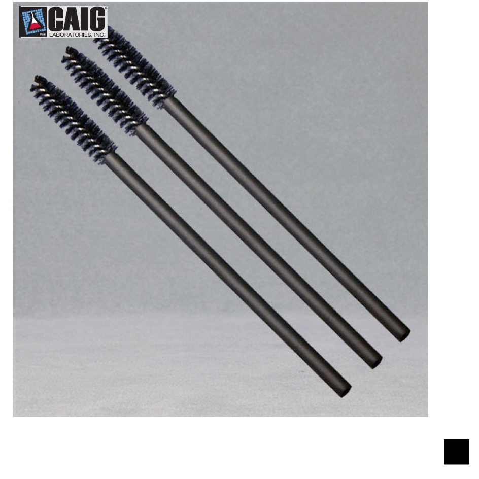 Caig Laboratories Inc. CONNECTOR CLEANING BRUSH, black, PU 100