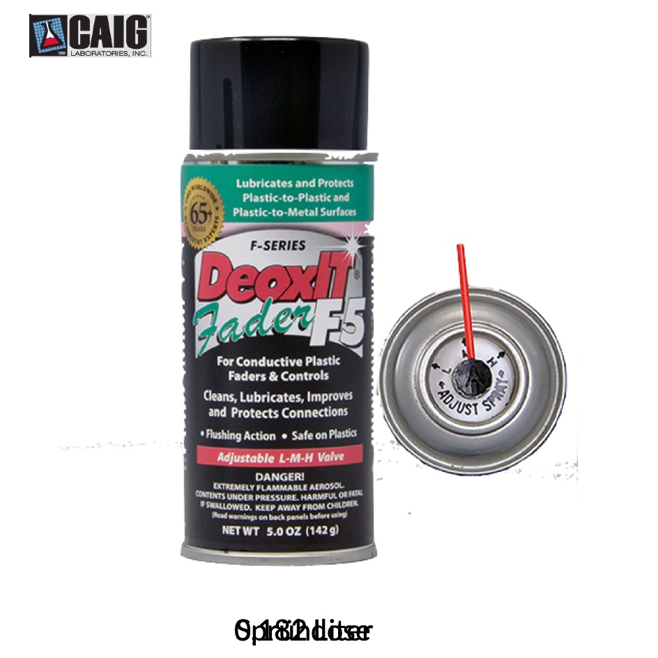Caig Laboratories Inc. DeoxIT F5 Faderlube | 0,182 Liter Sprühdose