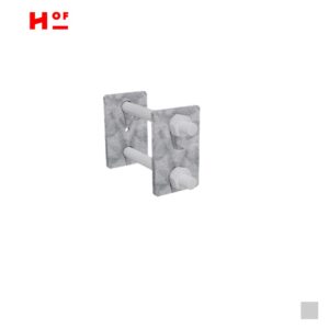 HOF HOFBOLT 200-2 Connecteur à visser bref, Aluminium bruux