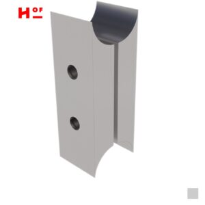 HOF HOFBOLT 200-2 Raccord Coullisant, Aluminium bruux
