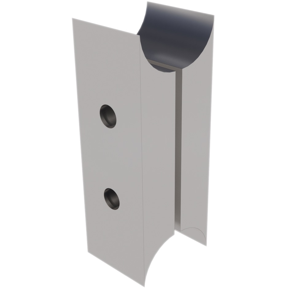 HOF HOFBOLT 200-2 Slide Connector, Aluminium roughly - Image 2