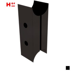 HOF HOFBOLT 200-2 Raccord Coullisant, noir