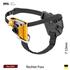 Petzl PANTIN® CLICK, 7-13mm Right foot, yellowblack