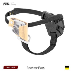 Petzl PANTIN® CLICK® Ersatzfussriemen Rechter Fuss, gelbschwarz