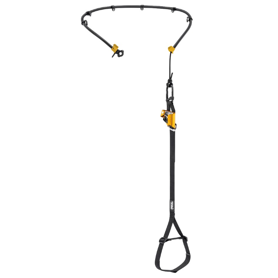 Petzl Set KNEE ASCENT, 7-13mm, schwarzgelb – Bild 2