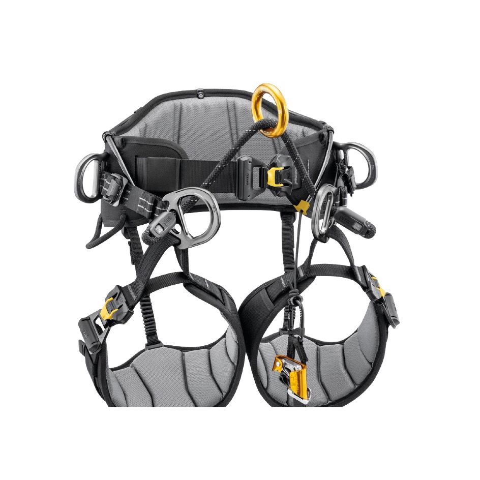 Petzl Set KNEE ASCENT, 7-13mm, schwarzgelb – Bild 3