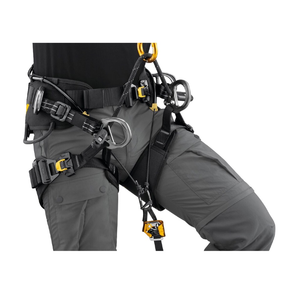 Petzl Set KNEE ASCENT, 7-13mm, schwarzgelb – Bild 4