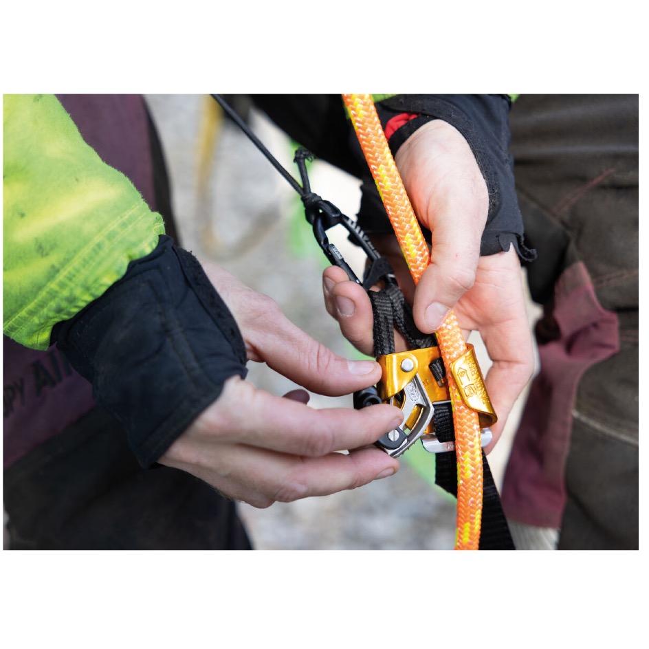 Petzl Set KNEE ASCENT, 7-13mm, schwarzgelb – Bild 5