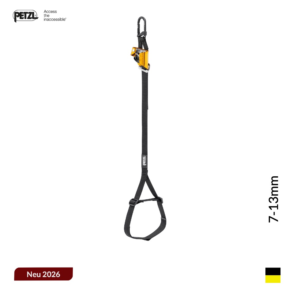 Petzl KNEE GRAB, 7-13mm, schwarzgelb