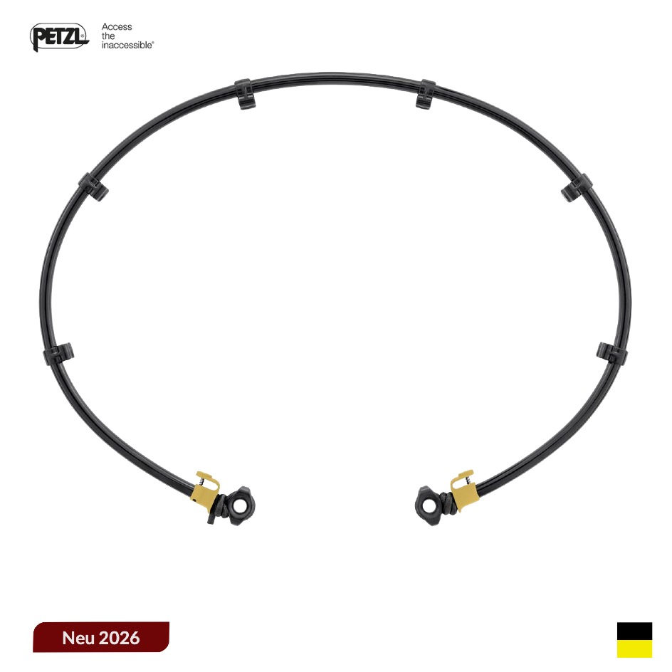 Petzl Befestigung KNEE ASCENT-Set, schwarzgelb