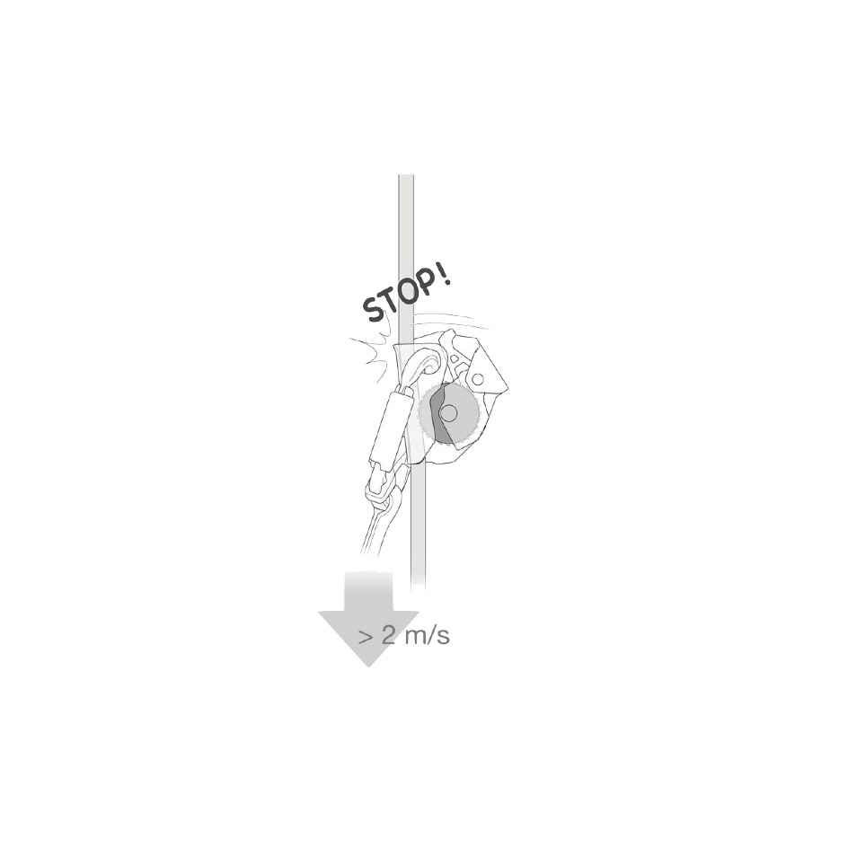 Petzl ASAP®, 10-13mm, gelbschwarz – Bild 5