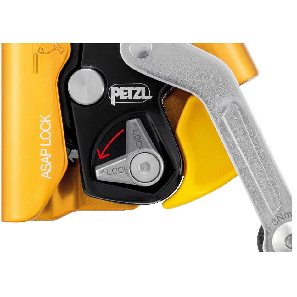 Petzl ASAP® LOCK, 10-13mm, yellowblack - Image 7