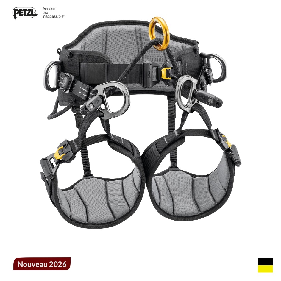 Petzl SEQUOIA®, noirjaune