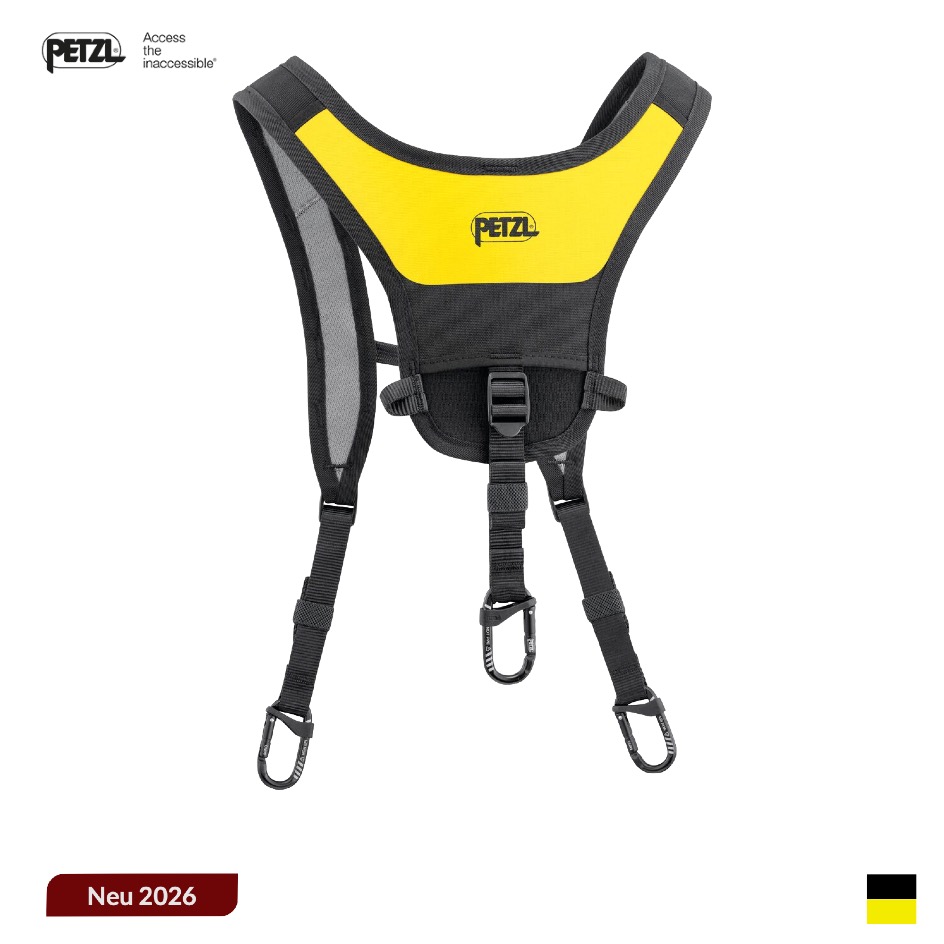 Petzl SEQUOIA®-Schulterträger, gelbschwarz