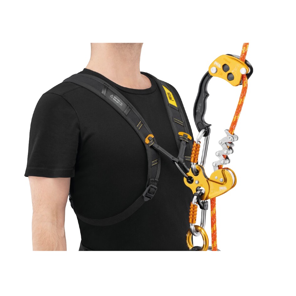 Petzl SEQUOIA®-Schulterträger, gelbschwarz – Bild 4
