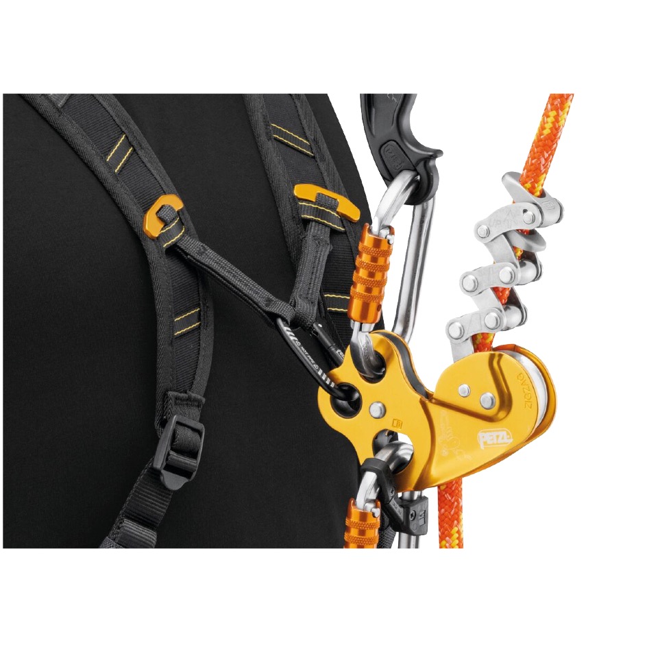 Petzl SEQUOIA®-Schulterträger, gelbschwarz – Bild 5