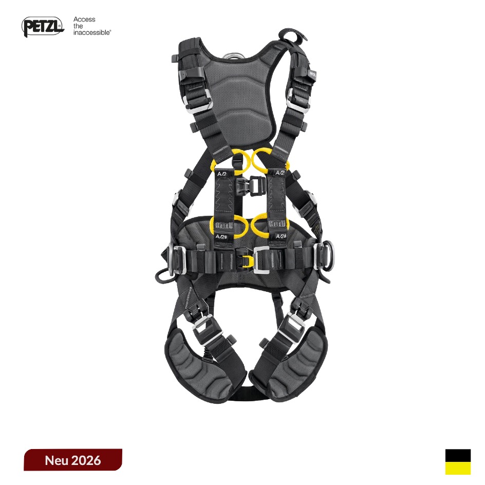 Petzl VOLT® WIND OFFSHORE, schwarzgelb