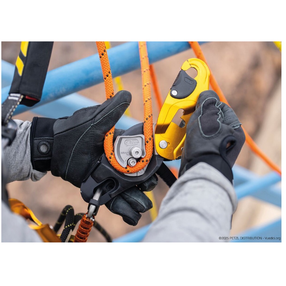 Petzl RIG® Standart, 9.5-11.5mm, gelbschwarz – Bild 4