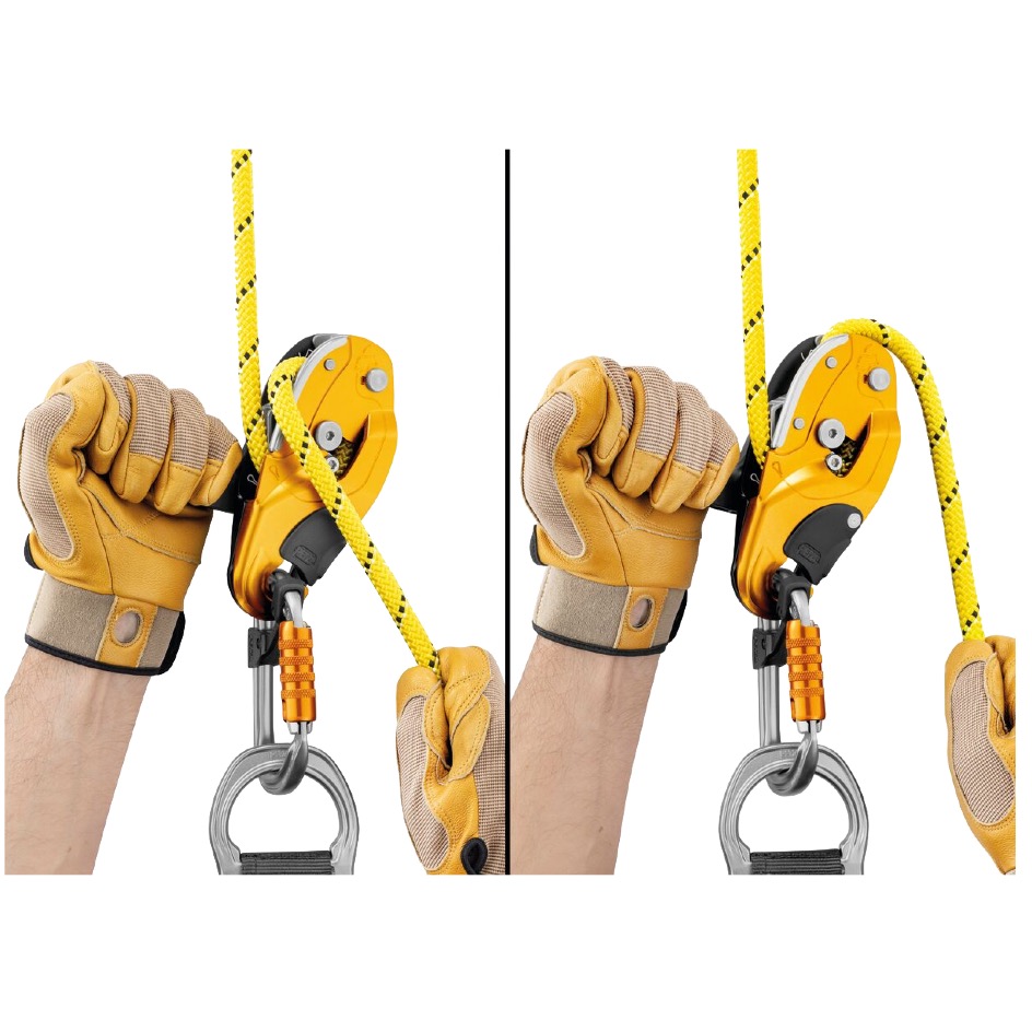 Petzl RIG® Standart, 9.5-11.5mm, gelbschwarz – Bild 5