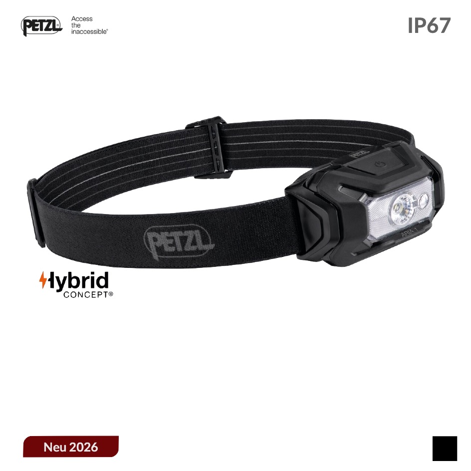 Petzl ARIA® 1 RGBW lumens 03 x AAA/LR03, Rouge, vert, bleu, blanc, noir