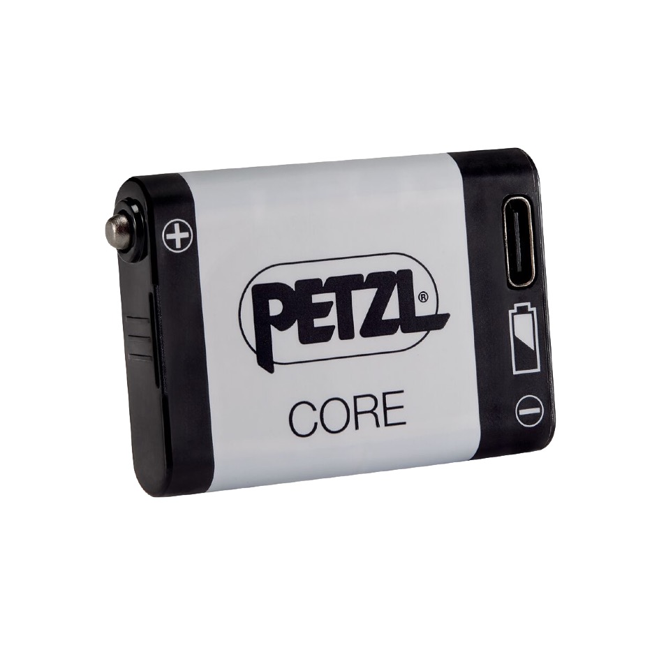 Petzl CORE USB-C Lithium-Ion, 3.6V, 1.25Ah, 4.5Wh, Ladedauer 3.5h, grauschwarz – Bild 2