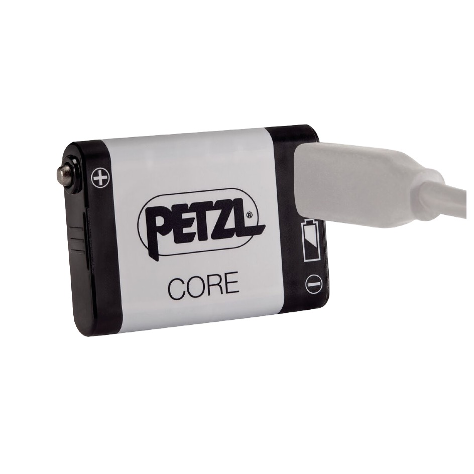 Petzl CORE USB-C Lithium-Ion, 3.6V, 1.25Ah, 4.5Wh, Ladedauer 3.5h, grauschwarz – Bild 3